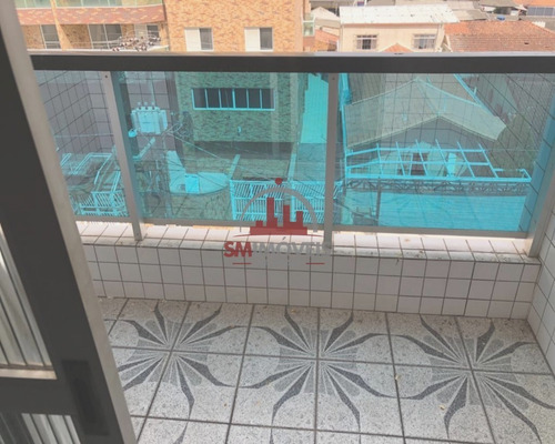 Imagem 4 de 17 de Apartamento De 2 Dormitórios, 1 Suíte, Vista Para O Mar No Boqueirão Em Praia Grande. - Ap03080 - 70654017