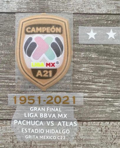 Set De Parches Fútbol Final Atlas Vs Pachuca 2022