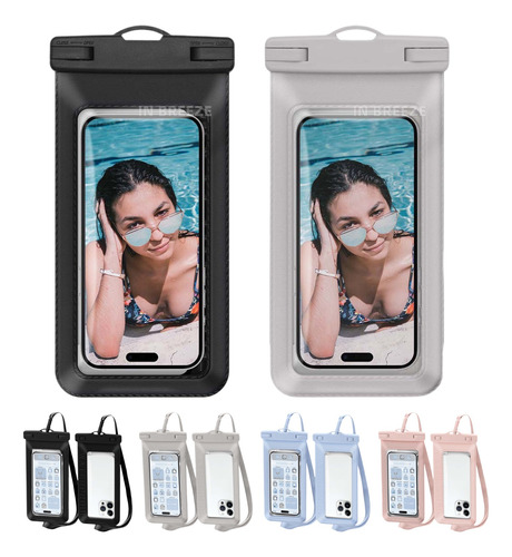 2pz Funda Bolsa Protectora Impermeable Para Teléfono Móvil 