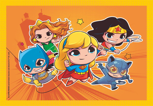 2 Rompecabezas Superamigos Flash Batman 60 Pz Clementoni