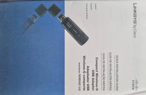 Adaptador Usb Wireless G Compacto, Marca Linksys By Cisco (Usado)