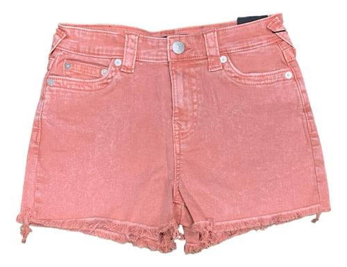 Short True Religión Rosa Mujer