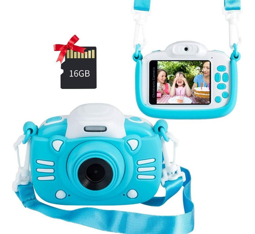 Camara Digital Niños Selfie Con Juegos,tarjeta Sd Y Video