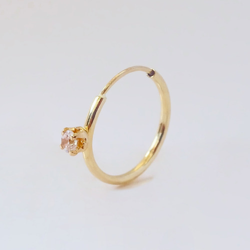 Amor Eterno - Arracadas Destello / Piercing / Oro 10k
