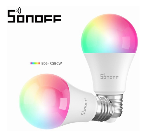 Foco Inteligente Led Sonoff Rgbcw B05-bl Wi-fi, 2 Piezas