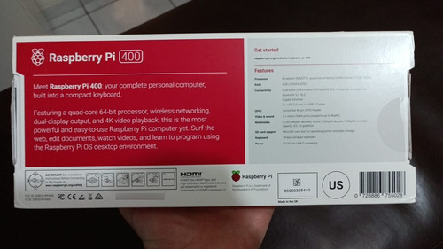 Raspberry Pi 400 Com 4gb Ram E Teclado Us Na Caixa Oficial (Usado)