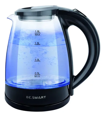 Chaleira Elétrica BE.SMART Vidro 1,8L Desligamento Automático