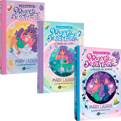 Diário De Uma Princesa Desastrada Volume 1, Volume 2 E Volume 3