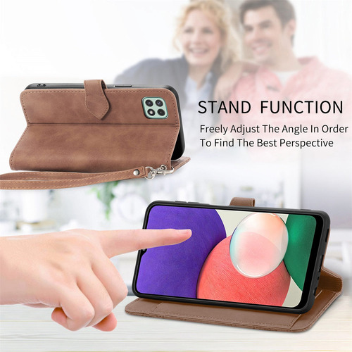 Compatível Com Samsung Galaxy A22 5g, Bolsa Com Zíper, Supor