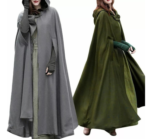 Abrigo De Mujer Capa Poncho Abrigo Trench Frente Abierto W