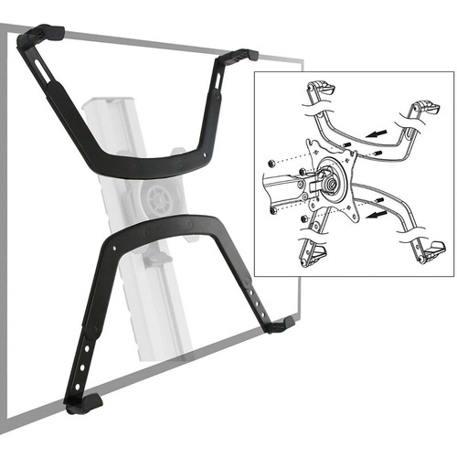 Imagen 6 de 9 de Soporte Escritorio F80 Nuevo 17 A 30 + Adaptador Vesa Fp1