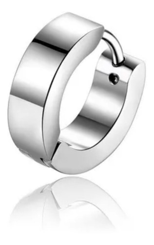 Imagem 4 de 10 de Brinco Argola Masculino Aço Inox Qualidade E Excelente Preço