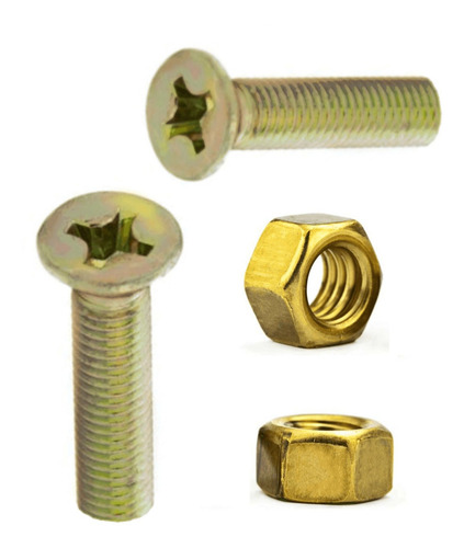 Parafuso Cabeça Chata M2.5 X 20 Mm Ph Com Porca - 100