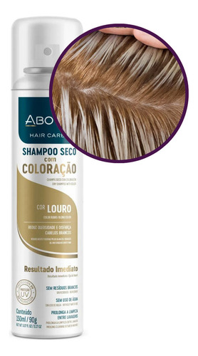 Shampoo A Seco Com Cor 150ml Perfeito Para Todos Os Cabelos