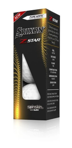 Pelotas De Golf Srixon Z Star Blancas X3