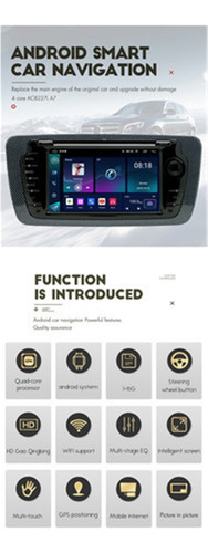 A 7'' 2+32g Carplay Gps Auto Estéreo Pantalla For Seat