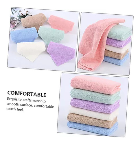 Juego De Cinco Piezas De Toalla Absorbente Suave De Terciop Mixto Lisa