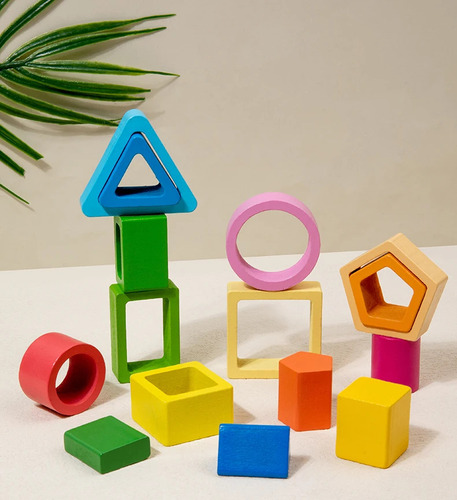 W, Combinação Colunas Geométricas Com Blocos C J