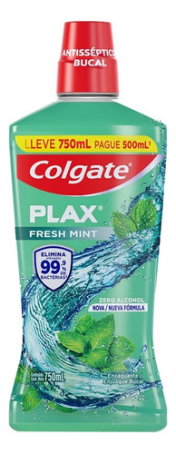 Enxaguatorio Bucal Colgate Plax Fresh Mint 750ml P500ml