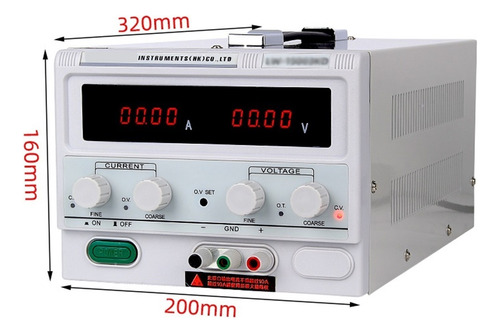 Fuente De Alimentación Cc Estable En Laboratorio 30v 30a