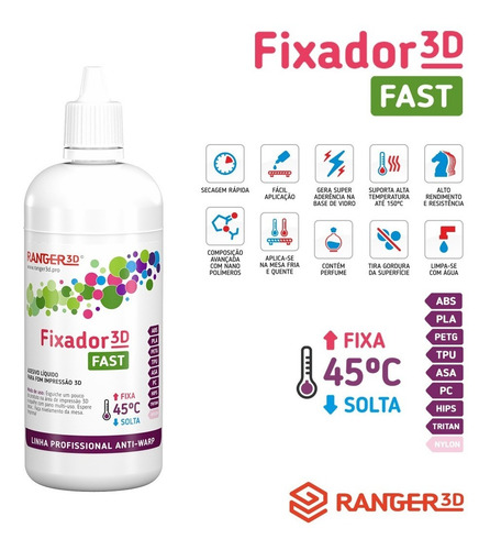 Fixador 3d 120ml Adesivo Líquido Para Impressão 3d + Brinde