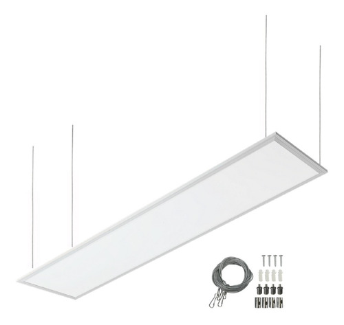 Lampara Panel Colgante Led 48w 120x30 Cm 48w Luz Fria 