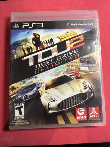 Test Drive Unlimited 2 Ps3 (Usado)