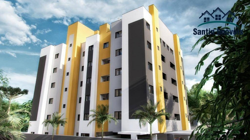 Cobertura Com 2 Dormitórios,espaço Gourmet,vaga Coberta À Venda, 98 M² - Cidade Jardim - São José Dos Pinhais/pr - Co0438