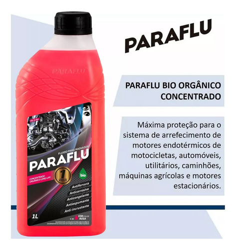 Aditivo Rosa Concentrado Paraflu 1litro