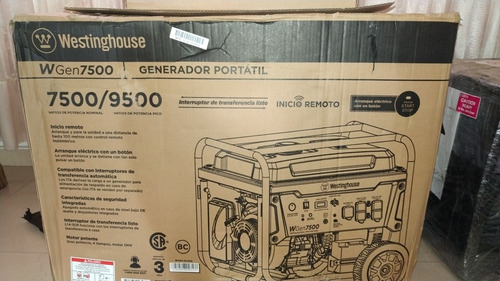 Imagen 4 de 4 de Westinghouse 7500w/9500w
