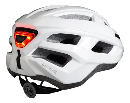 Casco Para Bicicleta Luz Led Mips Freetown Lumiere 2 Blanco