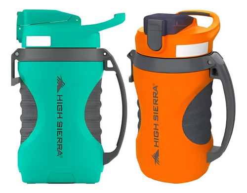 Jarra Deportiva High Sierra 1.9 L (64 Oz) Naranja Y Verde 2 