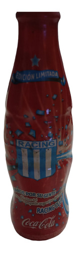 Botella Coca Cola ,racing 40años Primer Campeón Argentino 