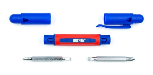 Imagen 4 de 8 de Destornillador Perillero Punta Plana Y Phillips Bremen® 6762