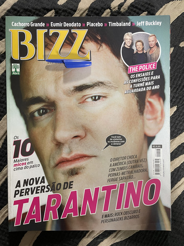 Revista Bizz N 213 Police Molko Deodato Tarantino Buckley (Usado)