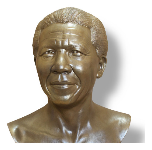 Nelson Mandela , Busto Escala 1:1  -escultura Benavente-