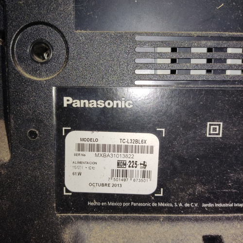 Tarjeta Fuente Panasonic Tc-l32bl6x (Usado)