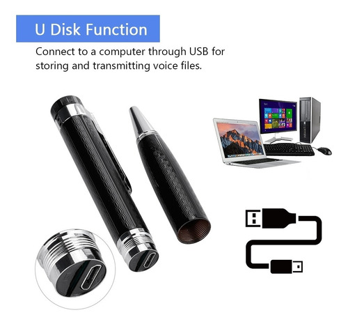 Pluma Grabadora De Voz,mini Grabadora De Sonido Audio
