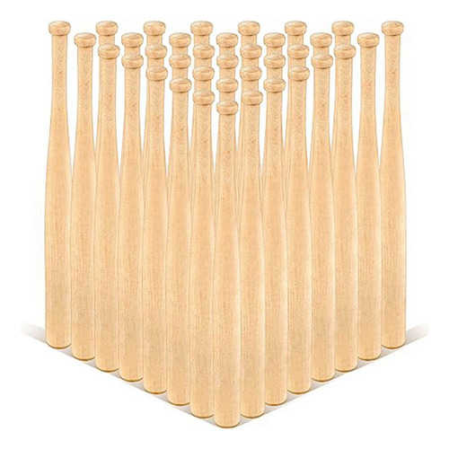 Minibate De Béisbol, 36 Unidades, 7 Pulgadas, Sin Acabado, D