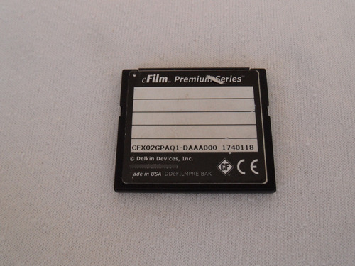 Memoria Efilm Delkin Devices Compact Flash De 2 Gb (Usado)