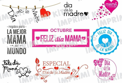 Pack Imagenes Png Dia De La Madre Sublimacion Sublimar (Usado)