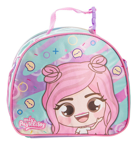 Kit Mochila Pastelitos Ruedas Original Lonch Lap Kinder Dona