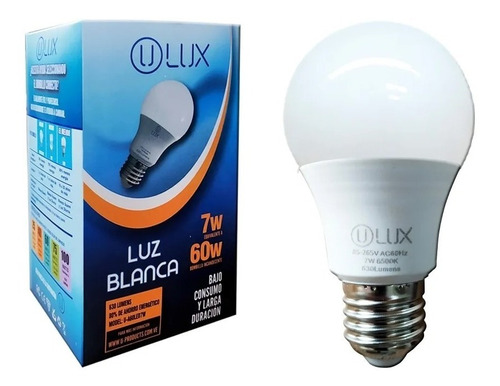 5 X Bombillos Led 7w Luz Blanca Somos Tienda