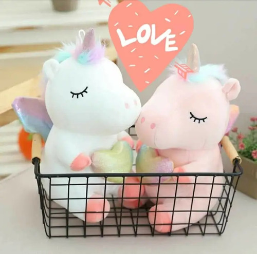 Peluche De Unicornio Con Alas 