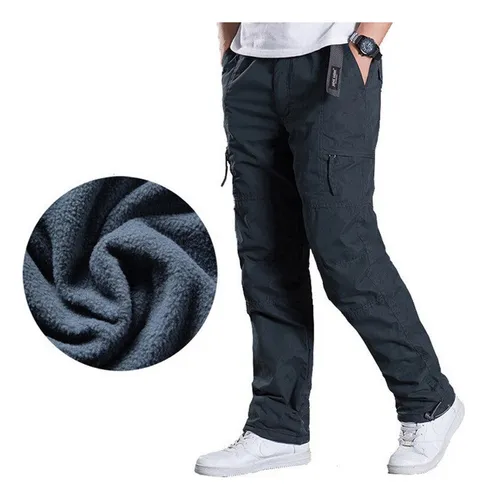 Pantalones forrados hombre deals