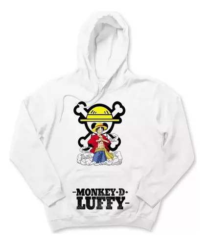 Buzo Canguro Monkey D. Luffy One Piece M01 Unisex