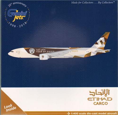 Eminijets Etihad Sheik Zayed Geminis Eithad Cargo Boeing Reg
