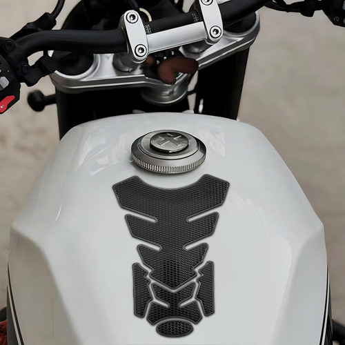 Pegatina De Depósito Para Motocicleta, Cubierta Negro