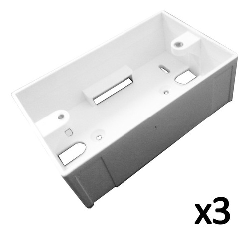 Cajetines Superficiales Plástico 2x4 Para Redes