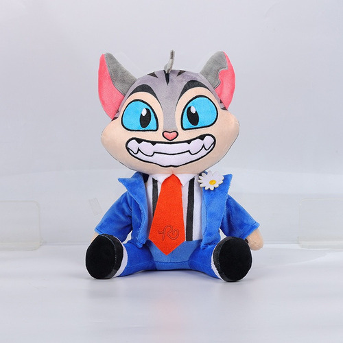 A Lackadaisy Rocky Wolf Muñeca Peluche Juguete Regalo 25cm